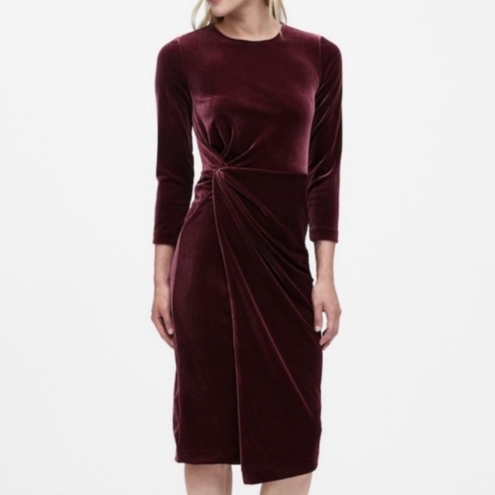 Banana Republic Velvet Cocktail Dress • Size 4